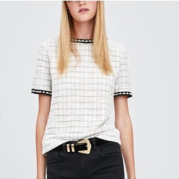 Zara Trafaluc Old-Money Knit Top - Picture 4 of 4